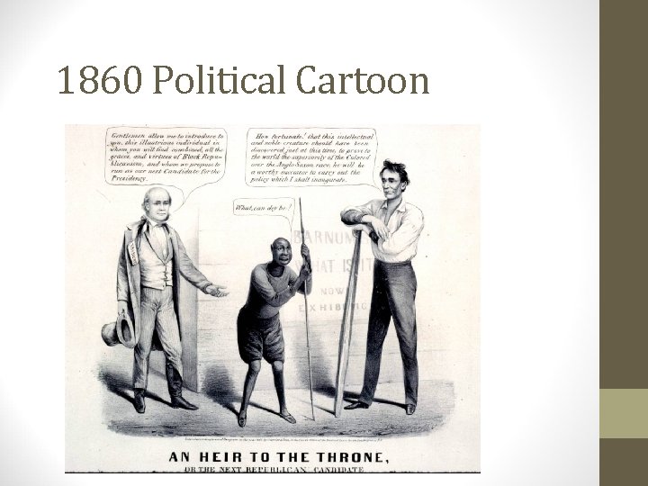 1860 Political Cartoon 