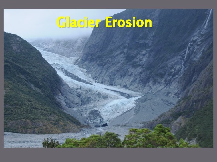 Glacier Erosion 