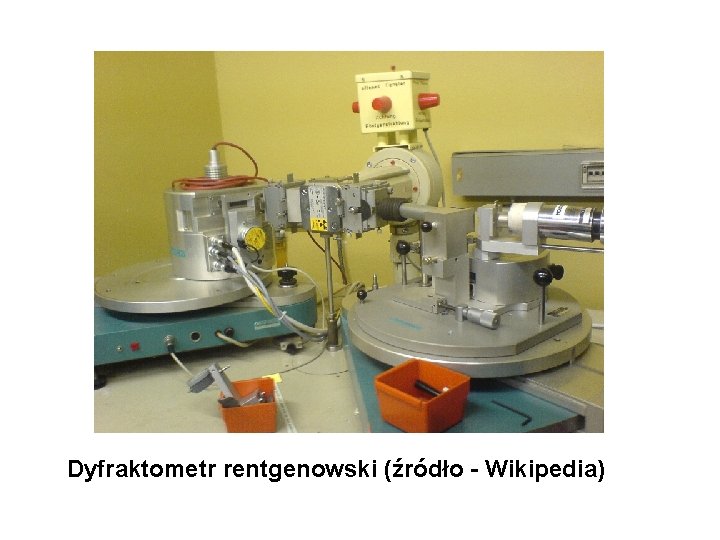 Dyfraktometr rentgenowski (źródło - Wikipedia) 