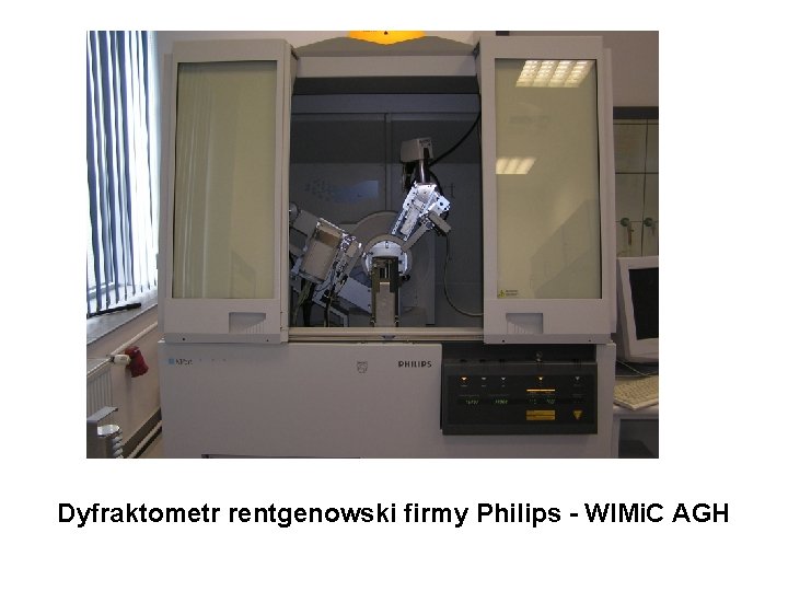 Dyfraktometr rentgenowski firmy Philips - WIMi. C AGH 