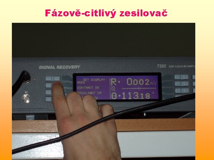 Fázově-citlivý zesilovač Fázově-citlivý zesilovač