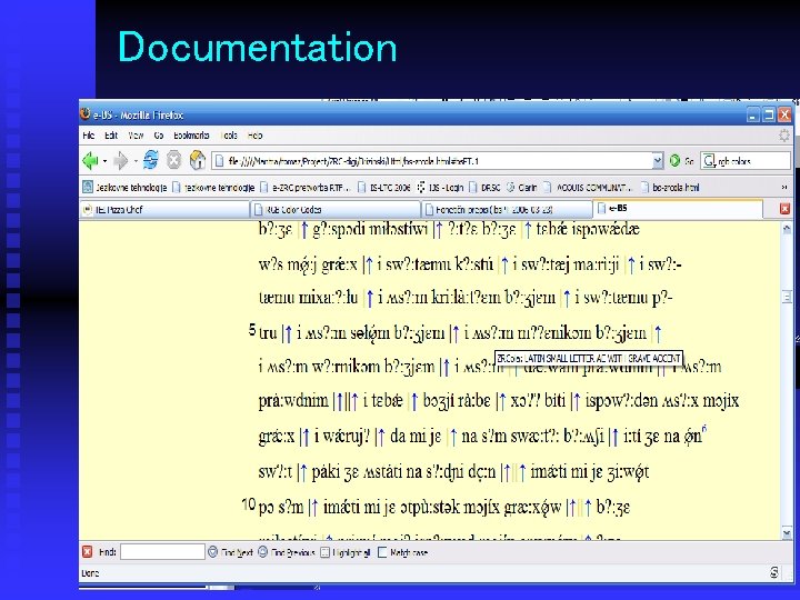 Documentation 