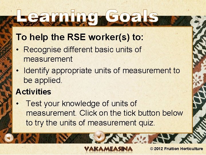 Learning Goals To help the RSE worker(s) to: • Recognise different basic units of