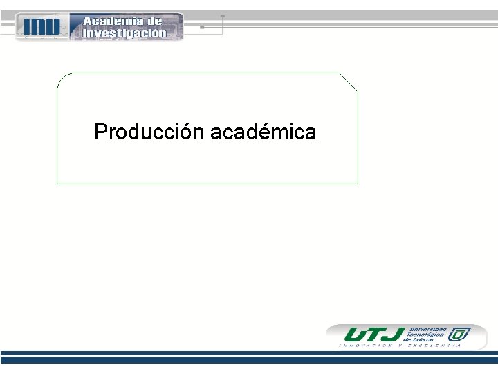 Producción académica 