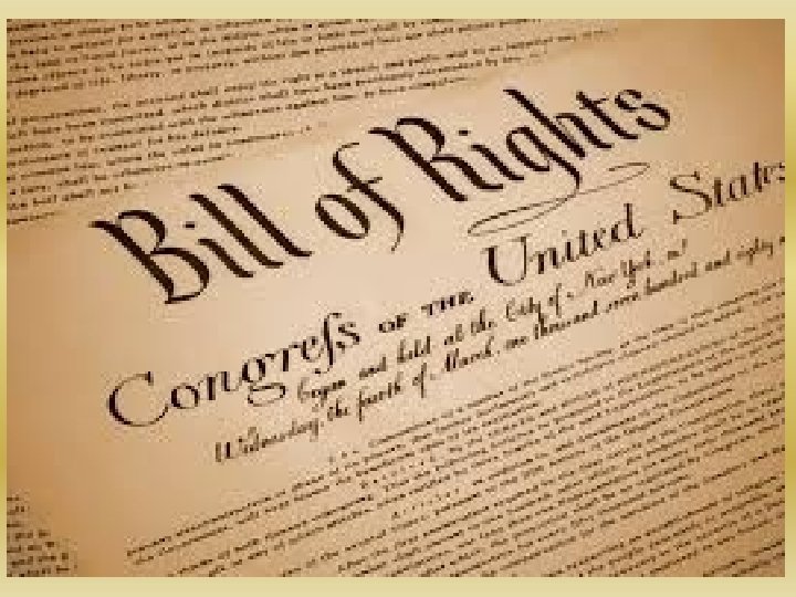 Bill of Rights 