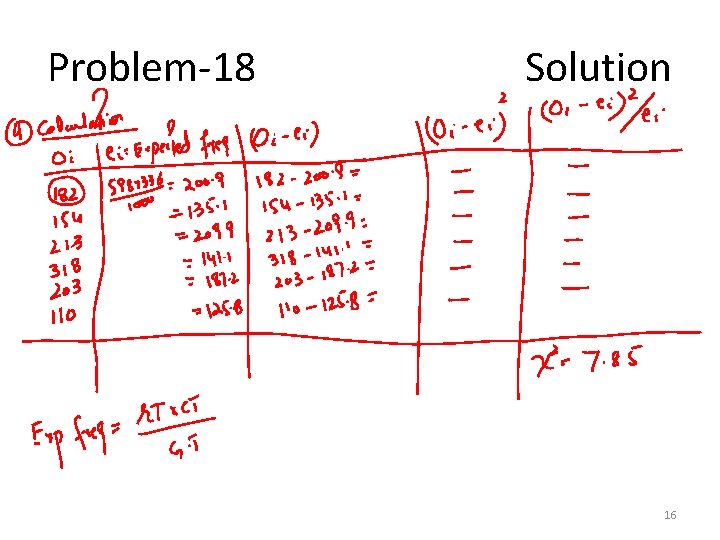 Problem-18 Solution 16 