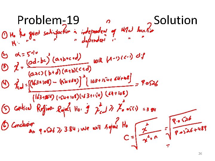 Problem-19 Solution 26 