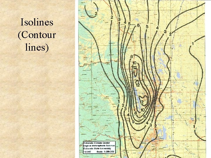 Isolines (Contour lines) 