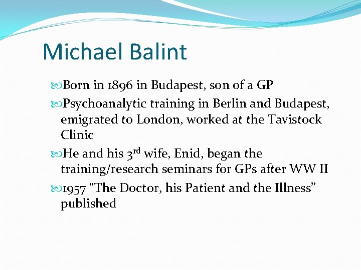 Balint Group Process An Introduction to Balint Work