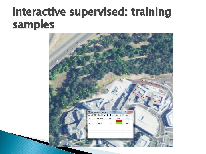 Interactive supervised: training samples 