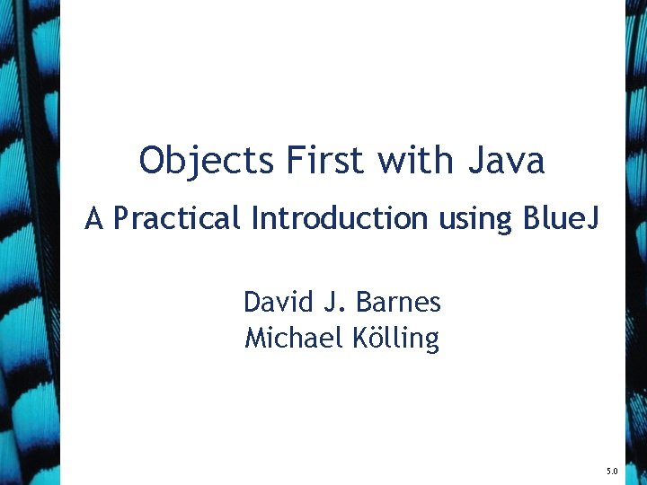 Objects First with Java A Practical Introduction using Blue. J David J. Barnes Michael