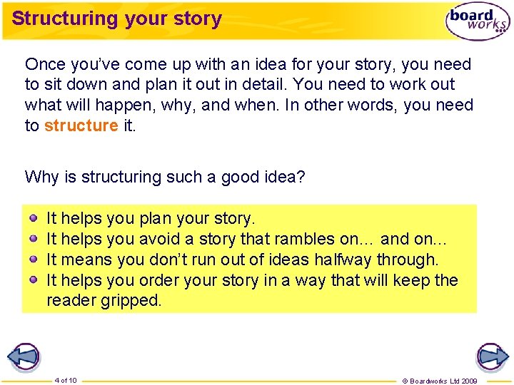 Writing a Story part 1 Year 7 Creative