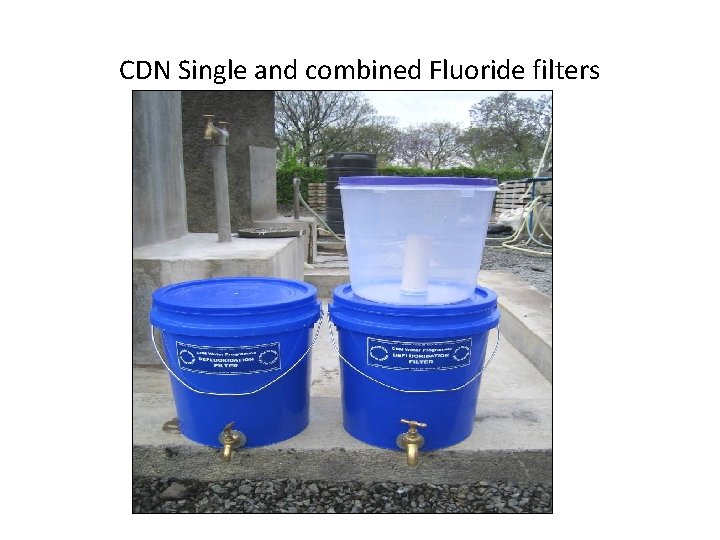 CDN Single and combined Fluoride filters 
