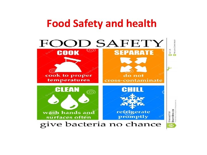 Food Safety and health 