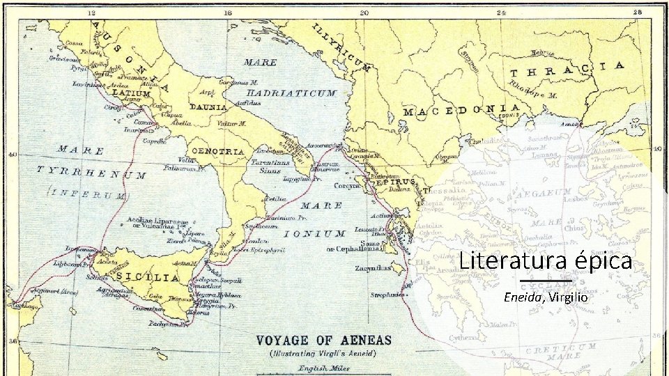 Literatura épica Eneida, Virgilio 