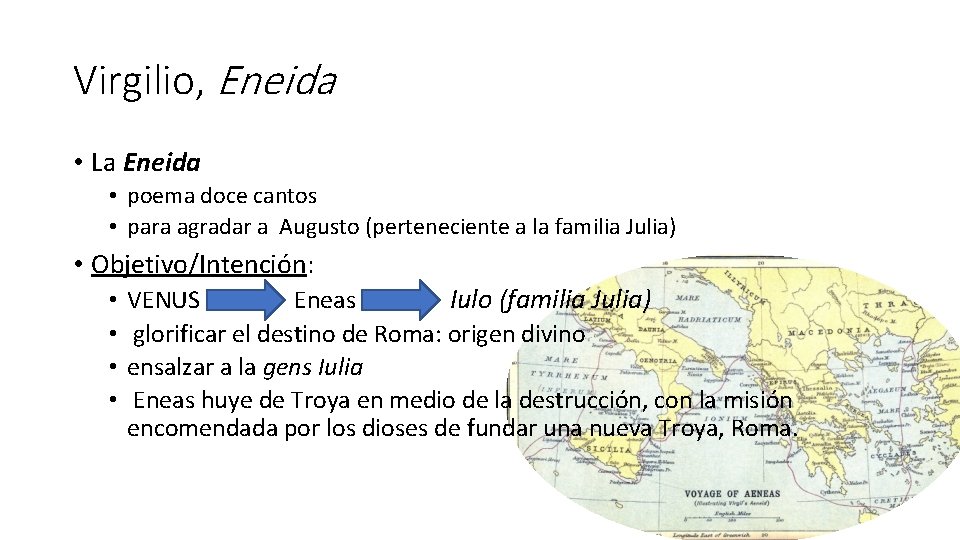 Virgilio, Eneida • La Eneida • poema doce cantos • para agradar a Augusto