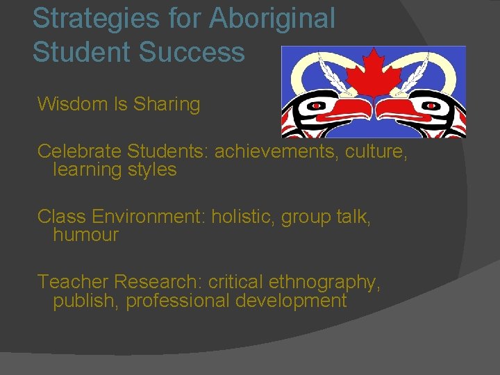 VISION First Nation Mtis and Inuit students in