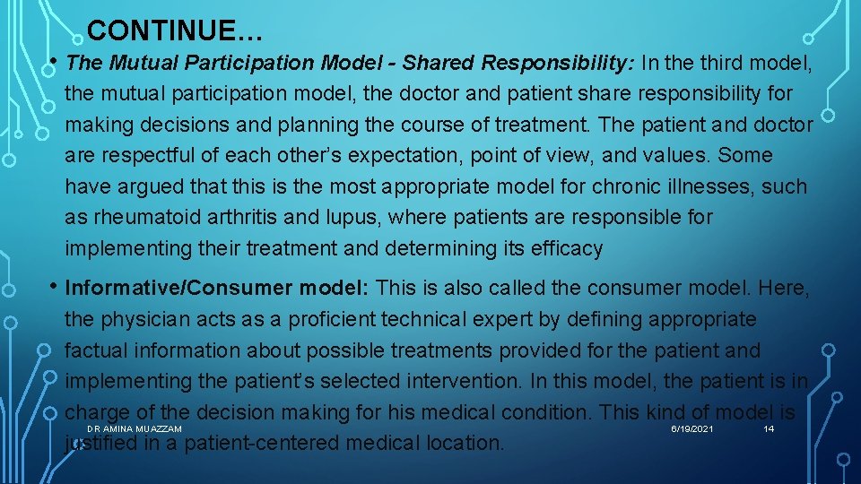 CONTINUE… • The Mutual Participation Model - Shared Responsibility: In the third model, the CONTINUE… • The Mutual Participation Model - Shared Responsibility: In the third model, the