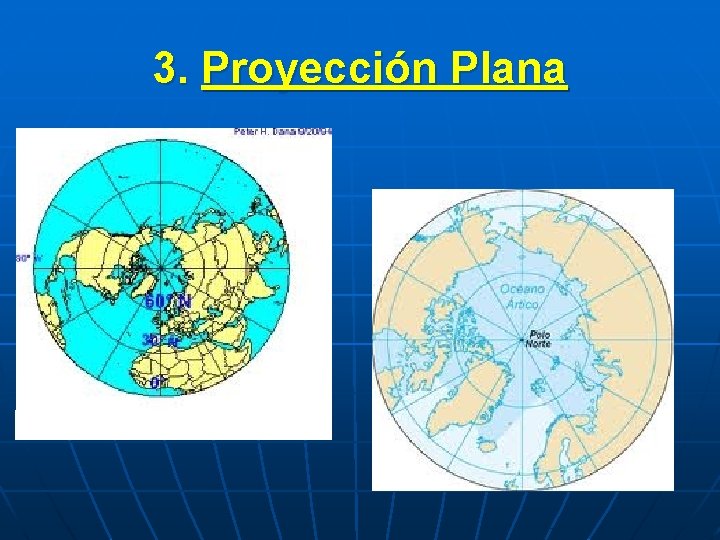 3. Proyección Plana 