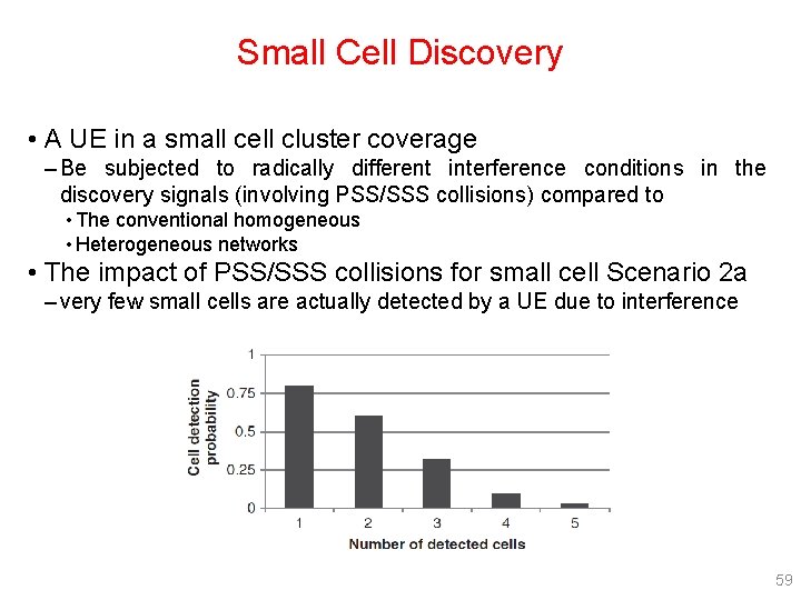 Small Cell Discovery • A UE in a small cell cluster coverage – Be