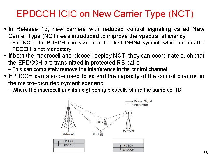 EPDCCH ICIC on New Carrier Type (NCT) • In Release 12, new carriers with