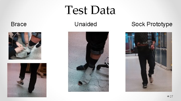 Test Data Brace Unaided Sock Prototype 27 