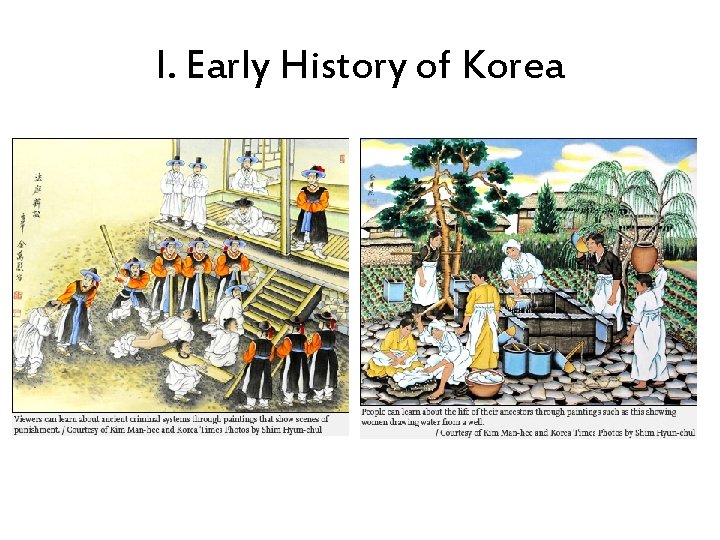 I. Early History of Korea 