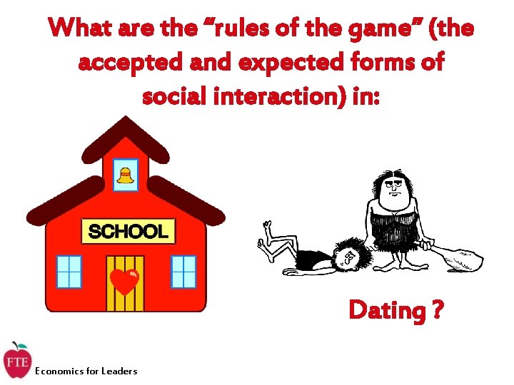 What are the “rules of the game” (the accepted and expected forms of social