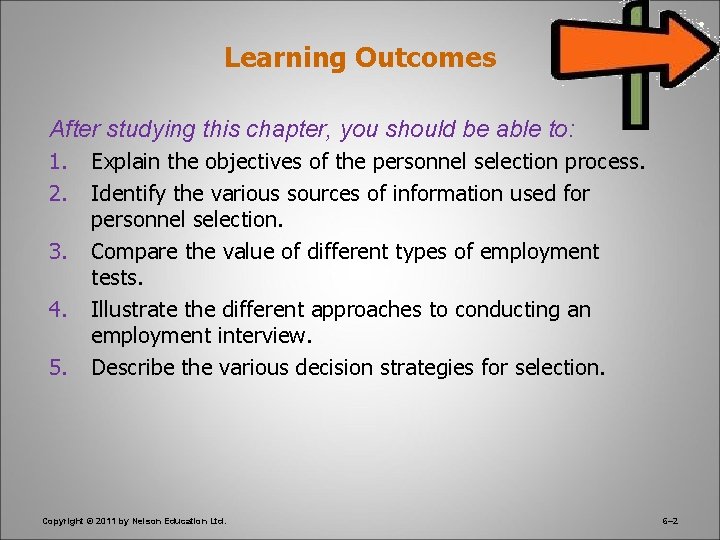 Learning Outcomes After studying this chapter, you should be able to: 1. 2. 3.