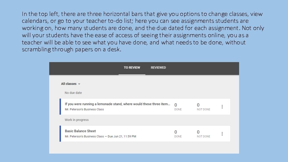 In the top left, there are three horizontal bars that give you options to In the top left, there are three horizontal bars that give you options to