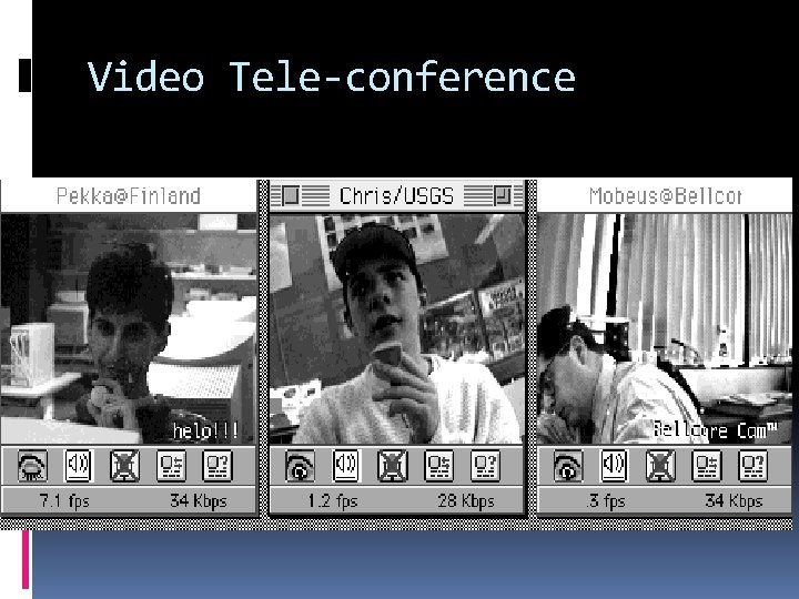 Video Tele-conference Video Tele-conference