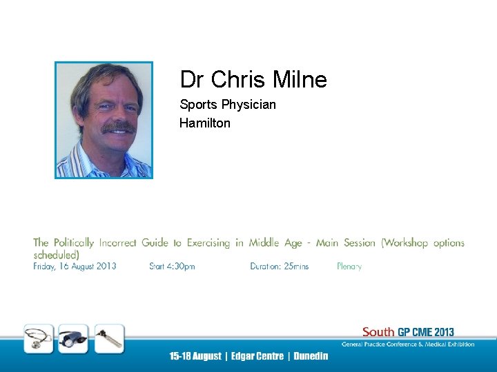 Dr Chris Milne Sports Physician Hamilton 
