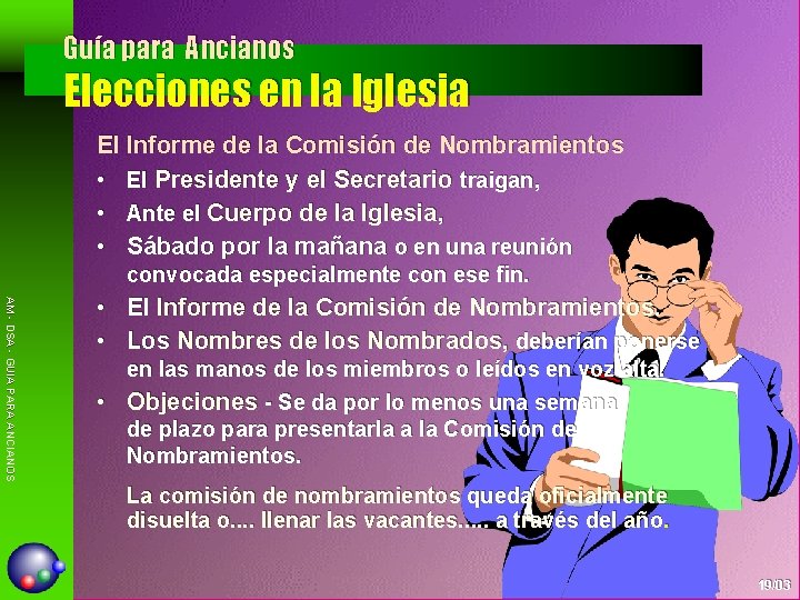 Guía para Ancianos Elecciones en la Iglesia El Informe de la Comisión de Nombramientos