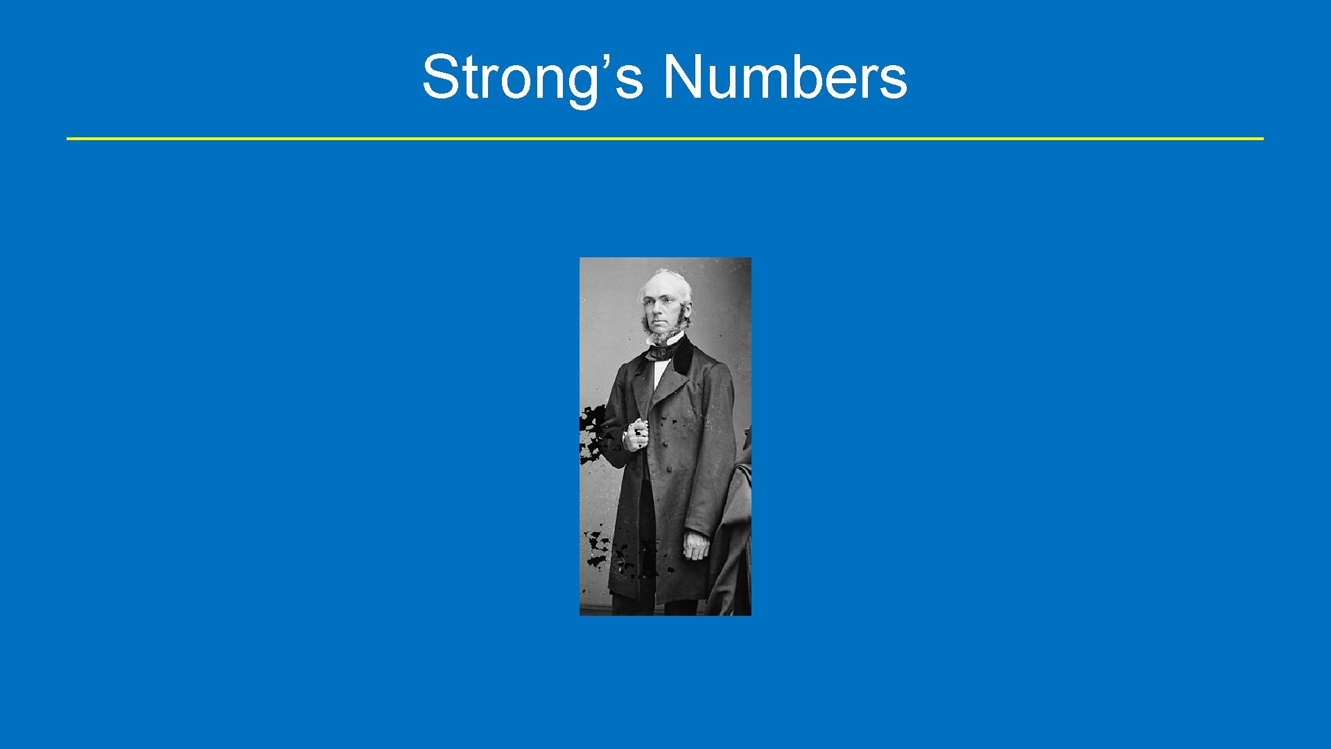 Strong’s Numbers 