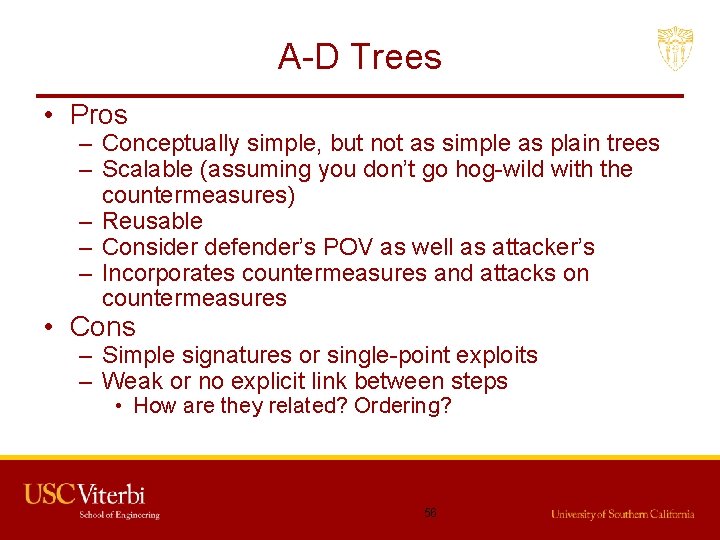 A-D Trees • Pros – Conceptually simple, but not as simple as plain trees