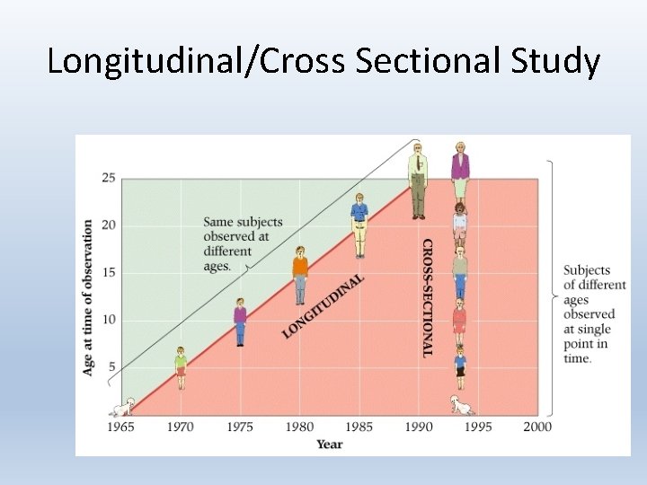 Longitudinal/Cross Sectional Study 