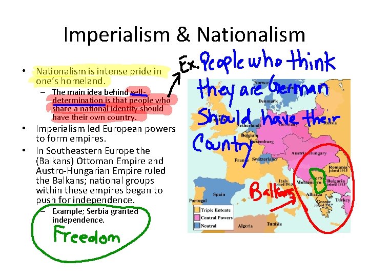 Imperialism & Nationalism • Nationalism is intense pride in one’s homeland. – The main
