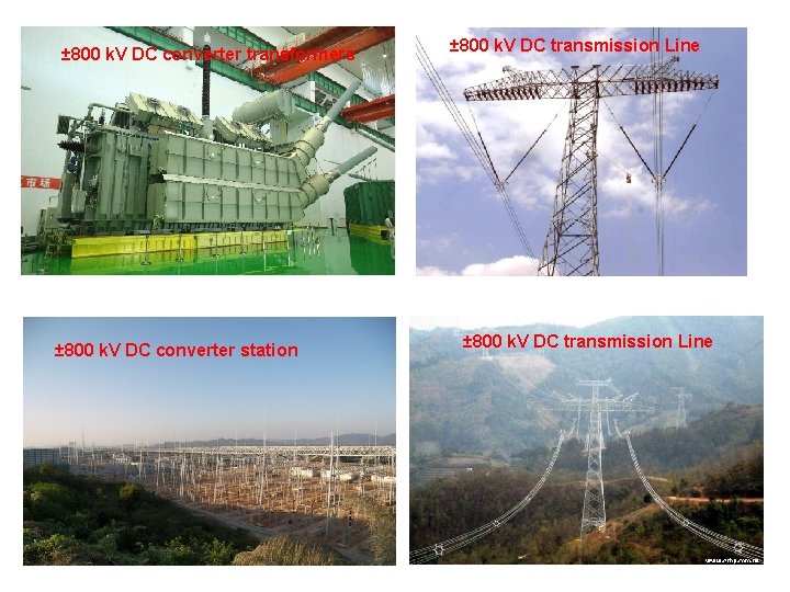 ± 800 k. V DC converter transformers ± 800 k. V DC converter station