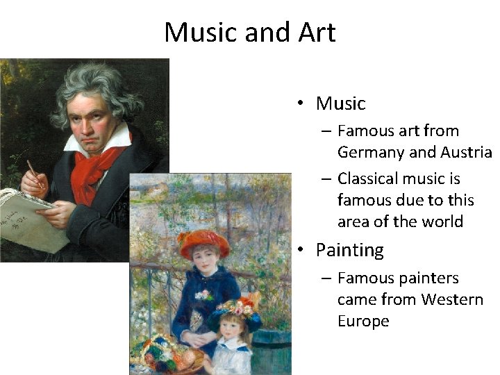 Music and Art • Music – Famous art from Germany and Austria – Classical Music and Art • Music – Famous art from Germany and Austria – Classical