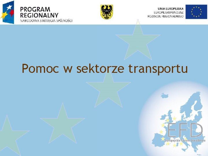 Pomoc w sektorze transportu 