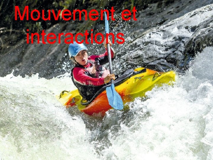 Mouvement et interactions 