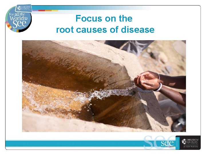 Focus on the root causes of disease 