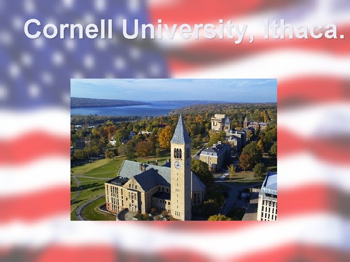 Cornell University, Ithaca. 