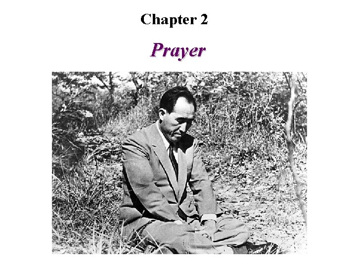 Chapter 2 Prayer 