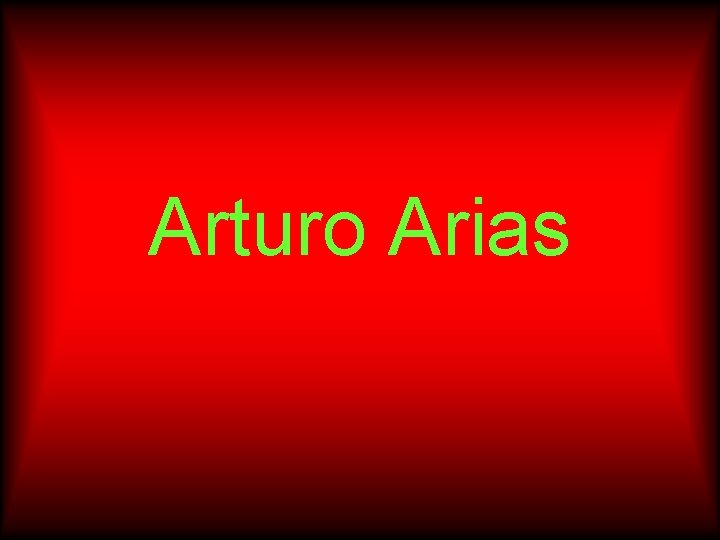 Arturo Arias 