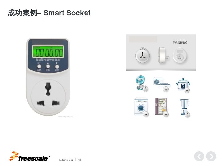 成功案例– Smart Socket TM External Use 46 