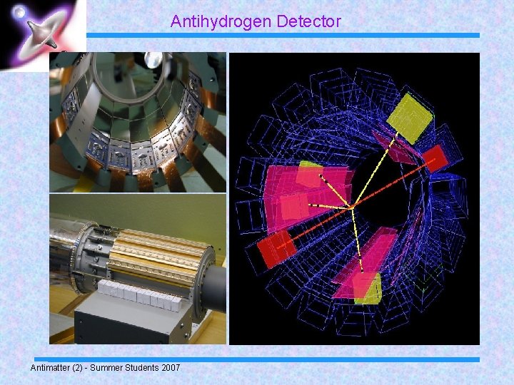 Antihydrogen Detector Antimatter (2) - Summer Students 2007 