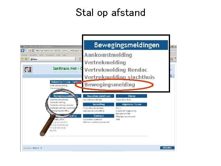 Stal op afstand 