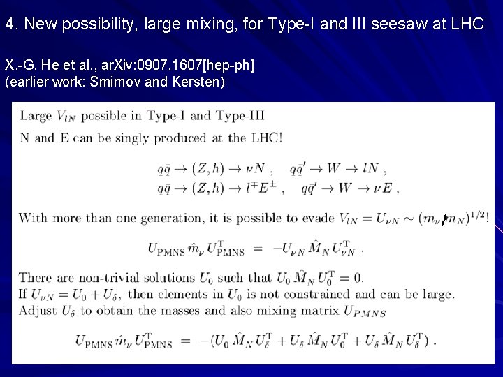 Neutrino Seesaw Models At The Lhc Xiaogang He