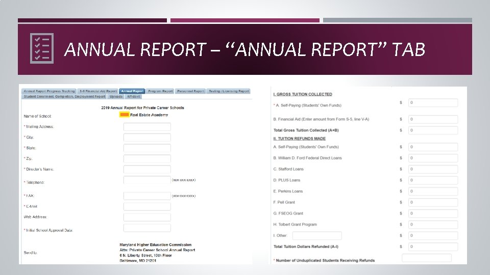 ANNUAL REPORT – “ANNUAL REPORT” TAB 